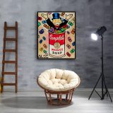 Money soup HD Canvas Print Home Decor Paintings Wall Art Pictures