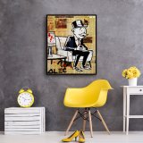 Rich man HD Canvas Print Home Decor Paintings Wall Art Pictures