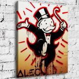 Rich man HD Canvas Print Home Decor Paintings Wall Art Pictures