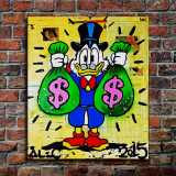 Scrooge McDuck HD Canvas Print Home Decor Paintings Wall Art Pictures