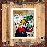 Scrooge McDuck HD Canvas Print Home Decor Paintings Wall Art Pictures