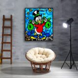 Scrooge McDuck HD Canvas Print Home Decor Paintings Wall Art Pictures