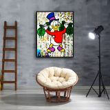 Scrooge McDuck HD Canvas Print Home Decor Paintings Wall Art Pictures