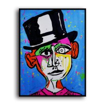 Abstract high hat HD Canvas Print Home Decor Paintings Wall Art Pictures