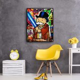 Rich man HD Canvas Print Home Decor Paintings Wall Art Pictures