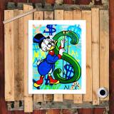 Scrooge McDuck HD Canvas Print Home Decor Paintings Wall Art Pictures