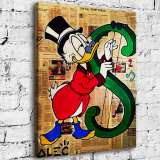 Scrooge McDuck HD Canvas Print Home Decor Paintings Wall Art Pictures