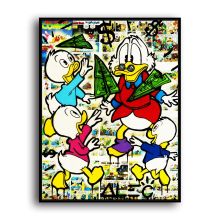 Scrooge McDuck HD Canvas Print Home Decor Paintings Wall Art Pictures