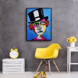 Abstract high hat HD Canvas Print Home Decor Paintings Wall Art Pictures