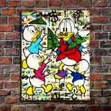 Scrooge McDuck HD Canvas Print Home Decor Paintings Wall Art Pictures