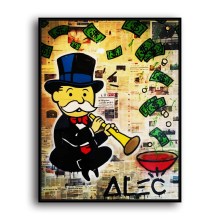 Master blowing the horn HD Canvas Print Home Decor Paintings Wall Art Pictures