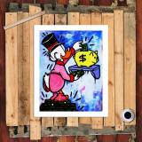 Scrooge McDuck HD Canvas Print Home Decor Paintings Wall Art Pictures