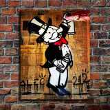 Rich man HD Canvas Print Home Decor Paintings Wall Art Pictures