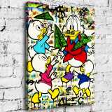 Scrooge McDuck HD Canvas Print Home Decor Paintings Wall Art Pictures