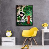 Master and cash cow HD Canvas Print Home Decor Paintings Wall Art Pictures