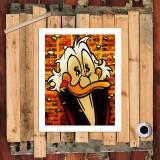 Scrooge McDuck HD Canvas Print Home Decor Paintings Wall Art Pictures