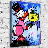 Scrooge McDuck HD Canvas Print Home Decor Paintings Wall Art Pictures