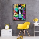 Colorful rich man HD Canvas Print Home Decor Paintings Wall Art Pictures