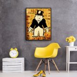 Rich man HD Canvas Print Home Decor Paintings Wall Art Pictures