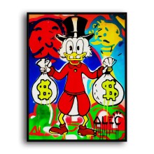 Scrooge McDuck HD Canvas Print Home Decor Paintings Wall Art Pictures