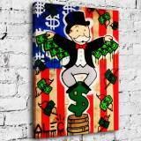 Rich man HD Canvas Print Home Decor Paintings Wall Art Pictures