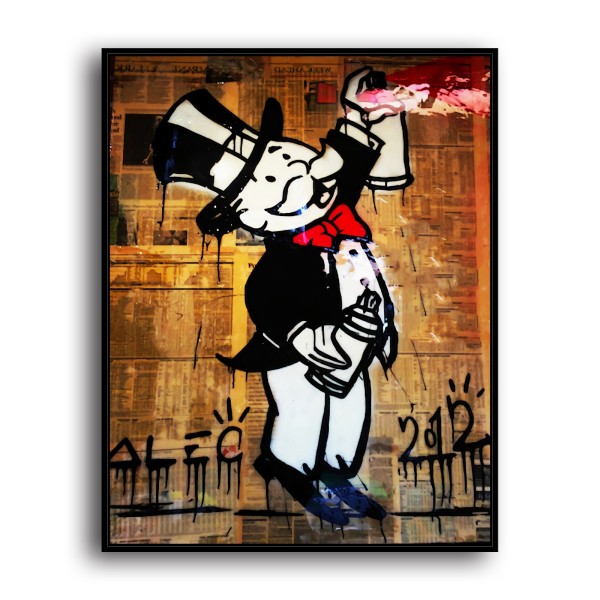 Rich man HD Canvas Print Home Decor Paintings Wall Art Pictures