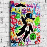 Rich man HD Canvas Print Home Decor Paintings Wall Art Pictures