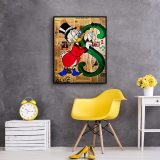 Scrooge McDuck HD Canvas Print Home Decor Paintings Wall Art Pictures