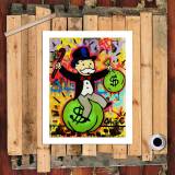 Rich man HD Canvas Print Home Decor Paintings Wall Art Pictures