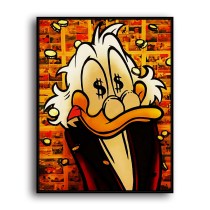 Scrooge McDuck HD Canvas Print Home Decor Paintings Wall Art Pictures