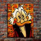 Scrooge McDuck HD Canvas Print Home Decor Paintings Wall Art Pictures