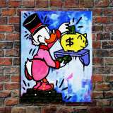 Scrooge McDuck HD Canvas Print Home Decor Paintings Wall Art Pictures