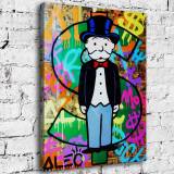 Colorful rich man HD Canvas Print Home Decor Paintings Wall Art Pictures