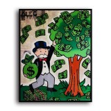 Master and cash cow HD Canvas Print Home Decor Paintings Wall Art Pictures