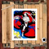 Rich man HD Canvas Print Home Decor Paintings Wall Art Pictures