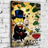 Master blowing the horn HD Canvas Print Home Decor Paintings Wall Art Pictures
