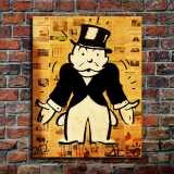 Rich man HD Canvas Print Home Decor Paintings Wall Art Pictures