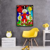 Scrooge McDuck HD Canvas Print Home Decor Paintings Wall Art Pictures