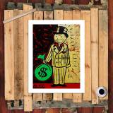 Rich man HD Canvas Print Home Decor Paintings Wall Art Pictures