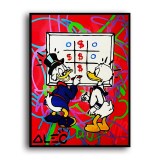 Scrooge McDuck HD Canvas Print Home Decor Paintings Wall Art Pictures