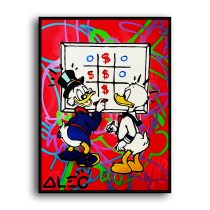 Scrooge McDuck HD Canvas Print Home Decor Paintings Wall Art Pictures