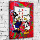 Scrooge McDuck HD Canvas Print Home Decor Paintings Wall Art Pictures