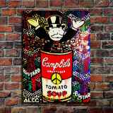 Rich people in cans HD Canvas Print Home Decor Paintings Wall Art Pictures