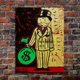 Rich man HD Canvas Print Home Decor Paintings Wall Art Pictures