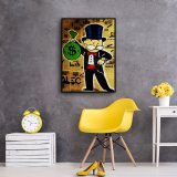 Rich man HD Canvas Print Home Decor Paintings Wall Art Pictures