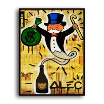 Rich man HD Canvas Print Home Decor Paintings Wall Art Pictures