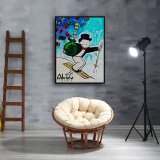 Master is skiing HD Canvas Print Home Decor Paintings Wall Art Pictures