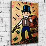 Hardworking rich man HD Canvas Print Home Decor Paintings Wall Art Pictures