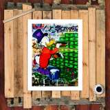 Scrooge McDuck HD Canvas Print Home Decor Paintings Wall Art Pictures