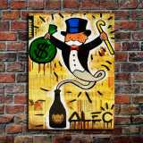 Rich man HD Canvas Print Home Decor Paintings Wall Art Pictures